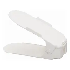 40 Organizadores De Sapatos Reforçado Com 3 Altura Branco Foto mini  2