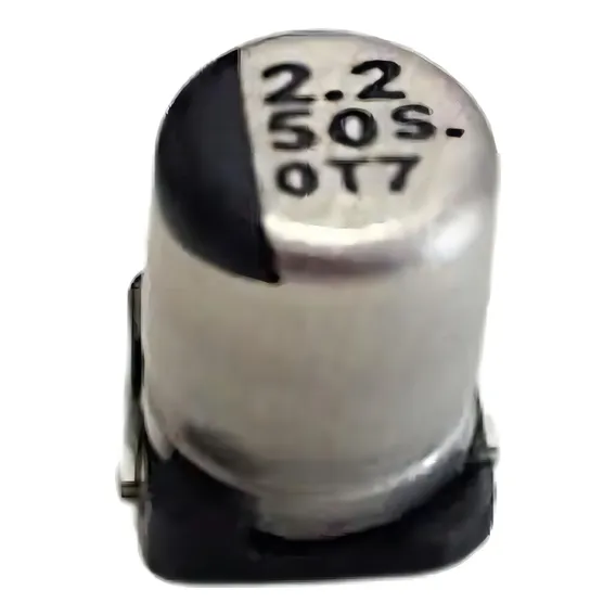 40 Peças Capacitor Eletrolítico Smd 105 Graus 2,2uf 50v Foto 1