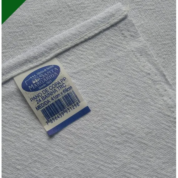 40 Peças Pano De Prato Pé De Galinha Sm-pp24 Bainha 41x69cm Foto 1