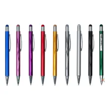 400 Canetas Metal C/ Touch Personalizadas A Laser Tinta Azul Exterior Variado Foto mini 1