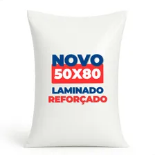 400 Sacos De Ráfia 50x80 Laminado Entulho Grão Adubo Cor Branco Foto mini 1