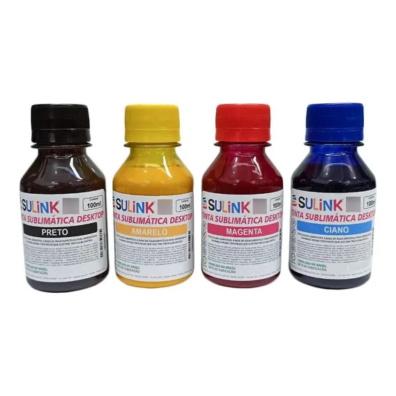 400ml De Tinta Sublimática Sulink Para Epson 4 Cores Foto 1