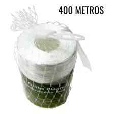 400mt 2 Fitilho Plastico Pp Branco, Forte, Amarração Em Rolo Cor Branco Lisa Foto mini  3