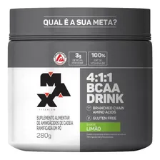 4:1:1 Bcaa Drink 280g Max Titanium Sabor Limão Foto  mini 1