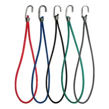 44 Extensor Preto Lona Encerado Elastico Borrachinha 40 Cm Foto mini 4