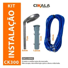 46 Pinos Aluminio Com Extensor Fixação Capa Lona Em Piscina Foto  mini 1
