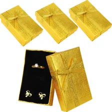 48 Caixas Porta J贸ias Atacado Presente La莽o Dourado Foto mini 2