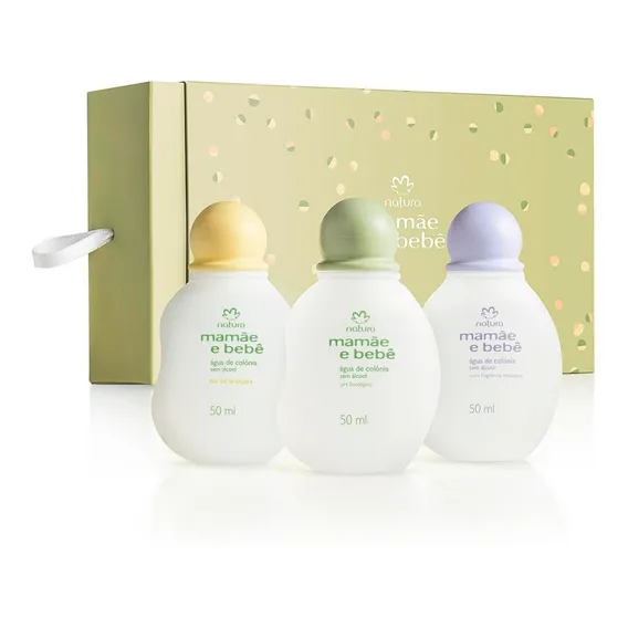 48%off Presente 3 Colônias Natura Mamãe Bebê Sortidas 50ml Foto 1
