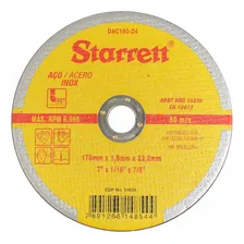 48 Peças Disco De Corte 7 Pol. Aço Inox Dac180 24 Starrett Cor Amarelo Foto mini 1