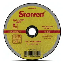 48 Peças Disco De Corte 7 Pol. Aço Inox Dac180 24 Starrett Cor Amarelo Foto mini 4