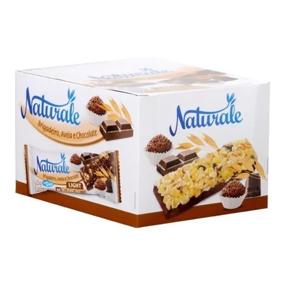 48 Unidades Barra De Cereal Brigadeiro Naturale 25g Foto 1