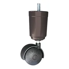 4pç Pé Cama Box 12cm C/ Rodinha Premium Ortobom Castor Gazin Cor Tabaco Foto mini 1