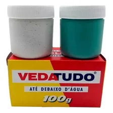 4x Cola Vedatudo 100g Reparos Caixa D'água Piscina Barco Pia Foto mini 1