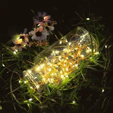 4x Fio Fada Cobre Cordão Luz 5m 50 Leds Pilhas Inclusas Foto mini  3