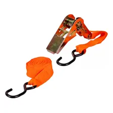 4x Kit Cinta Catraca Reforçada Amarração Carga Moto Barco Cor Laranja Foto mini 1