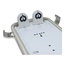4x Luminária Hermética P/ 2 Lâmpadas T8 Led 120cm Sobrepor Foto mini 3