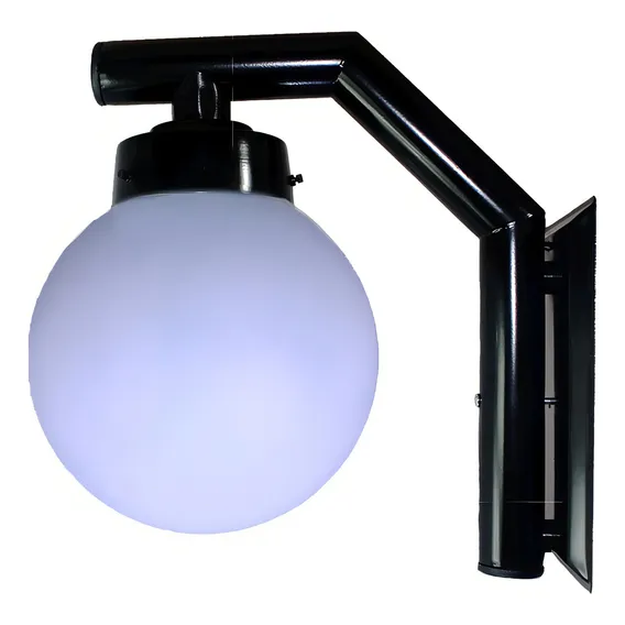 4x Lustre Arandela Globo De Polietileno 210 Preto 110v/220v Foto 1