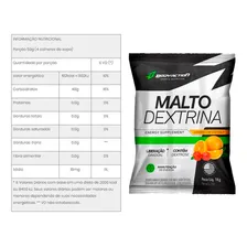 4x Malto Dextrin - Maltodextrina - 1kg - Body Action Sabor Laranja & Acerola Foto mini  2