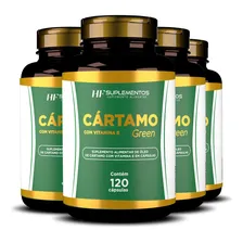 4x Óleo De Cártamo Com Vitamina E 120 Caps Hf Suplementos Foto  mini 1