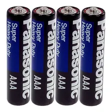 4x Pilha Panasonic Aaa Palito Comum Super Hyper 1,5v Foto mini 1