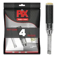4x Plug Conector Jack P2 J2 Fêmea Mono Profissional Foto mini 2