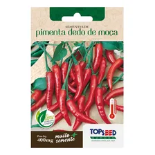 4x Sementes Pimenta Dedo De Moça Topseed Foto mini 2