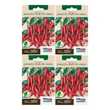 4x Sementes Pimenta Dedo De Moça Topseed Foto mini 1