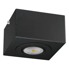 4x Spot Sobrepor Teto Beiral AlumÃnio + Led Dicroica Mf270 Estrutura Preto Foto mini 2