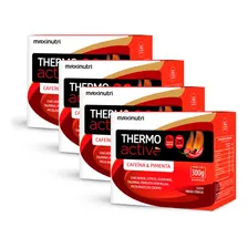 4x Termogenico Thermoactive Estimulante Guaraná E Taurina Foto  mini 1