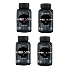 4x Thermo Flame TermogĂȘnico 120 Tabletes - Black Skull Sabor Sem Sabor Foto mini 1