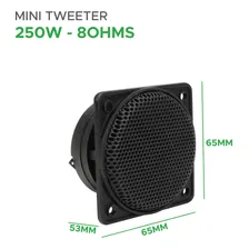 4x Tweeter Piezoelétrico 250w Rms Som Automotivo Residencial Foto mini 4