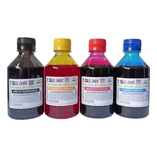 4x250ml De Tinta Para Hp Linha Vivera (bk Pig E Ymc Cor) Foto mini 1