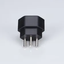 5 Adaptador Tomada Americana Brasileira 2p+t Preto Margirius Foto mini 4