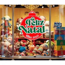 5 Adesivos Vitrine Natal Ano Relojoaria Shopping Grande Cor Impresso Foto mini  2