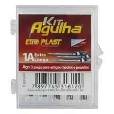 5 Agulhas De Aço Para Aplicador De Fix Pin Etiquetas Em Rou Foto mini 1