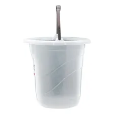 5 Baldes De Plástico Transparente 13 Litros Com Alça Foto mini 2