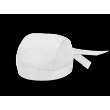 5 Bandana Cozinha Lanchonete Garçom + 5 Avental Oxford Bolso Cor Branco Foto mini  2