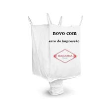 5 Big Bag 90x90x120 Fundo Valvula E Boca Aberta P/1000 Kg Foto mini 1