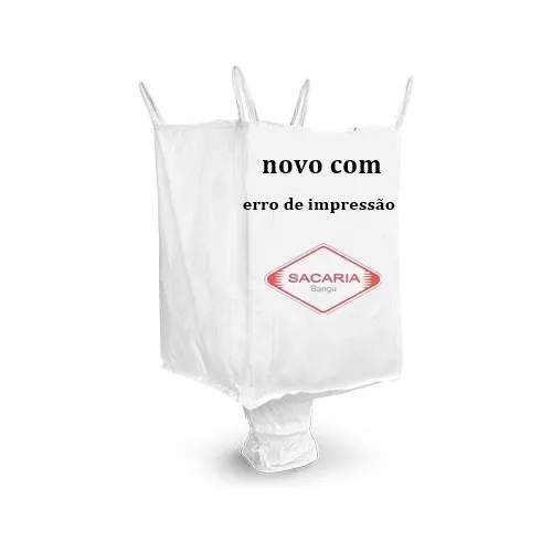 5 Big Bag 90x90x120 Fundo Valvula E Boca Aberta P/1000 Kg Foto 1