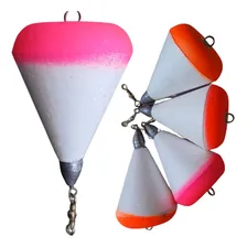 5 Boia Arremesso Tilapia Tilapeiro 15g 7,5cm Boia De Pesca Foto  mini 1