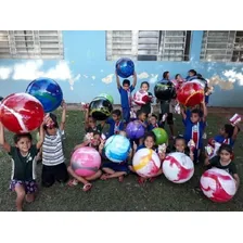 5 Bola De Praia 40 Cm Bola Grande De Vinil Festas Atacado Foto mini 3