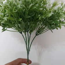 5 Buque Mini Lirios Flor Artificial Galho 25cm Haste Folhas Foto mini 2