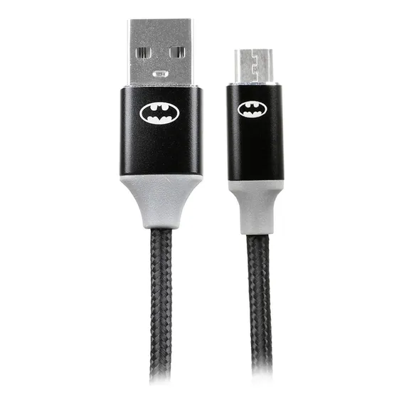 5+ Cabo Carregador Rápido Turbo Usb-a Para Micro Usb - Batman Foto 1