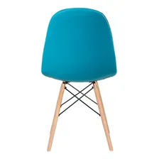 5 Cadeiras Estofada Botão Eames Botonê Capitonê Cores Assento Tiffany Foto mini 4