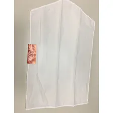 5 Capa Protetora De Roupa E Terno Sem Ziper Cor Creme Foto mini 1