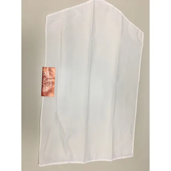5 Capa Protetora De Roupa E Terno Sem Ziper Cor Creme Foto 1