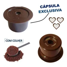 5 Cápsulas Três Corações Reutilizável Marrom Foto  mini 1