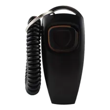 5 Clicker Apito Pet Adestramento 2 Em 1 Treinamento Cachorro Cor Preto Foto mini 2