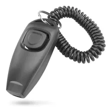 5 Clicker Apito Pet Adestramento 2 Em 1 Treinamento Cachorro Cor Preto Foto mini 4