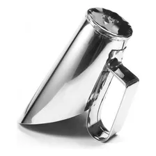 5 Conchas Para Cereais Grãos 50grs Medidor Inteiro Aço Inox Cor Cinza Foto mini  2